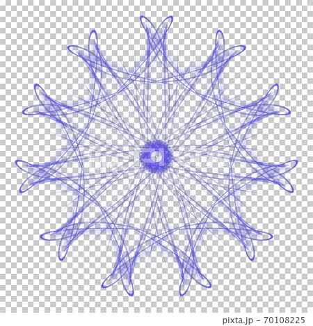 美しい十一角形(背景透過PNG)　20201004_016 70108225