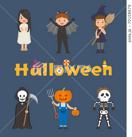 ハロウィーン ハロウィン お化け 70108679