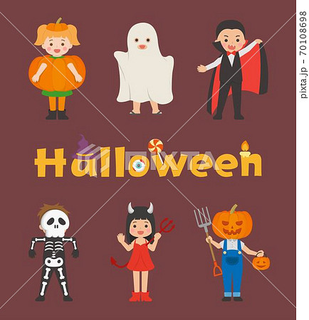 ハロウィーン ハロウィン お化け 70108698