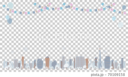 矢量 城市風光 城市景觀 70109158