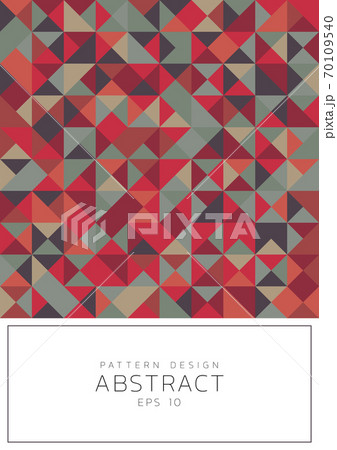 Geometric pattern design mosaic concept with space 70109540