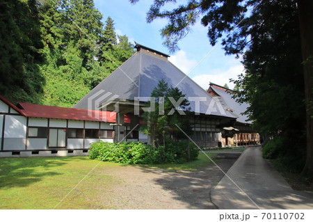 信州の猫寺　法蔵寺　長野県小川村 70110702