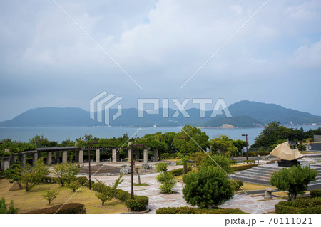 瀬戸大橋与島pの写真素材