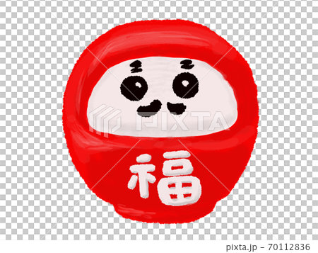 年賀だるま　福 70112836
