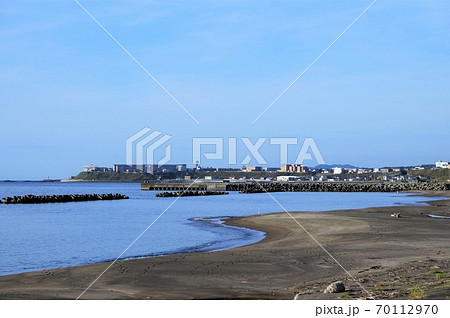 ゴールデンビーチるもいと留萌の町並み 70112970