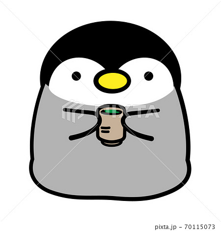 ペンギン ひな お茶 イラスト素材のイラスト素材