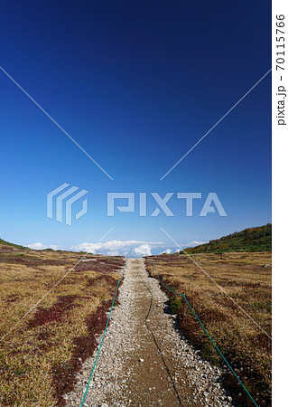 白馬大池より蓮華温泉へと続く登山道 白馬大池より蓮華温泉へと続く登山道 70115766