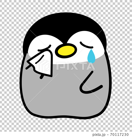 ペンギン ひな 泣く イラスト素材のイラスト素材
