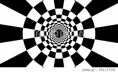 Black and white stripes. Computer generated abstract background, 3D render 70117744