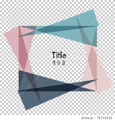 多彩的標題處理設計素材 70118316