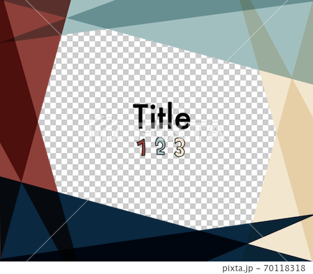彩色背景設計素材 70118318