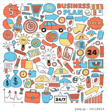 Business and finance online education vector pattern. Start up and innovations Business and finance online education vector pattern. Start up and innovations 70118914