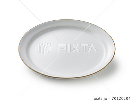 白い丸皿 70120204