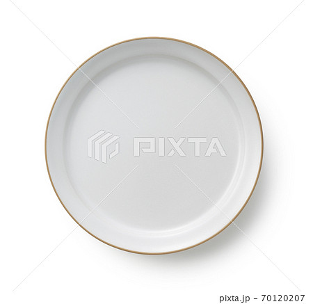 白い丸皿 70120207