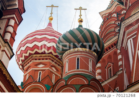 Saint Basil's Cathedral at Red Square in Moscow,Russia. 70121268