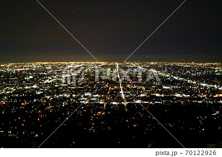 【アメリカ・CA】 グリフィス天文台からの夜景 【アメリカ・CA】 グリフィス天文台からの夜景 70122926