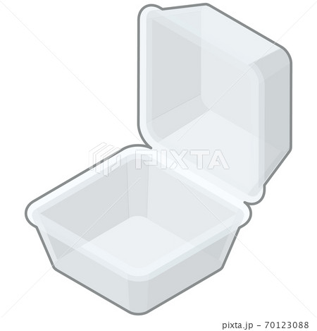 テイクアウト用 プラスチックのフートパック 縁あり テイクアウト用 プラスチックのフートパック 縁あり 70123088