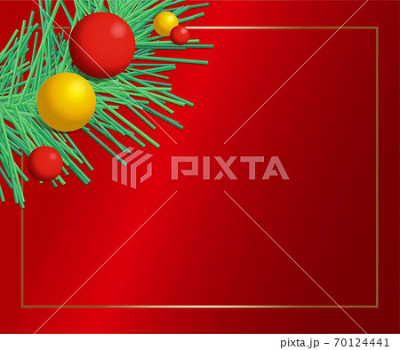 クリスマス エレガントバナーのイラスト素材