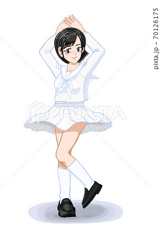 Jk由奈　スカートひらり49 70126175