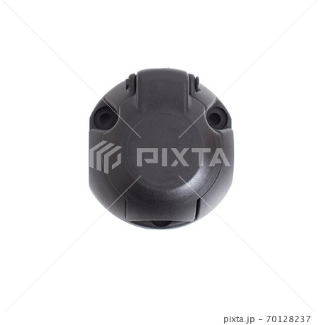 socket for towed, towbar car on a white background, isolate 70128237