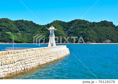 御手洗港防波堤灯台 御手洗港防波堤灯台 70128376