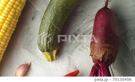Vegetables on the table 70130406