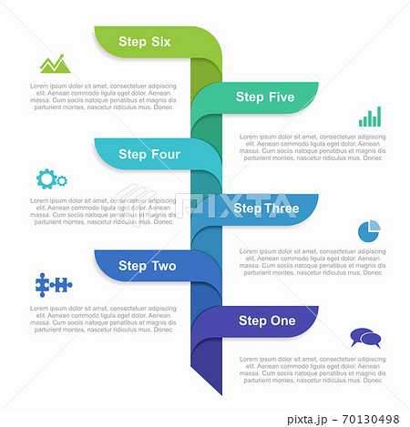 Infographic design template with place for your data. Vector illustration. 70130498