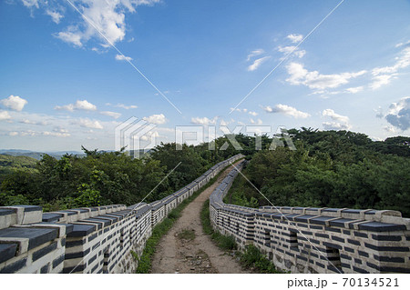 南漢山城 城壁 風景 70134521