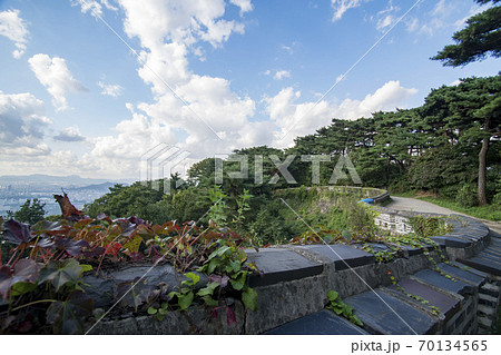 南漢山城 城壁 風景 70134565