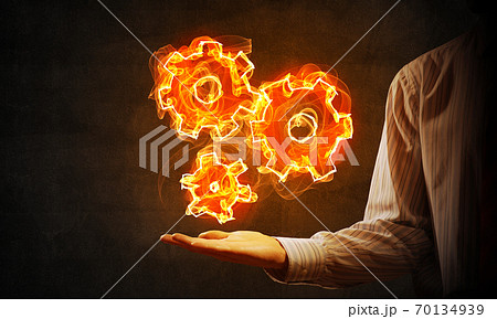 Setting fire icon Setting fire icon 70134939