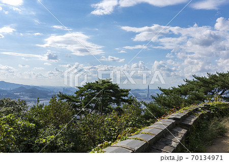 南漢山城 世界文化遺産 城壁 70134971
