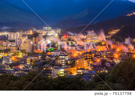 別府 湯煙の風景 別府 湯煙の風景 70137798