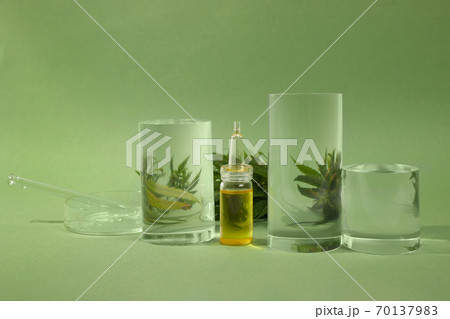 Cbd htc canabbis oil in laboratory. Concept of medicine. 70137983