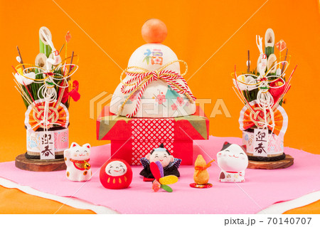 年賀状素材 70140707