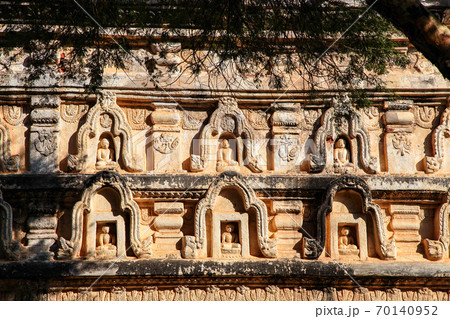 Mahabodhi temple at the archaeological site of Bagan in Myanmar Mahabodhi temple at the archaeological site of Bagan in Myanmar 70140952