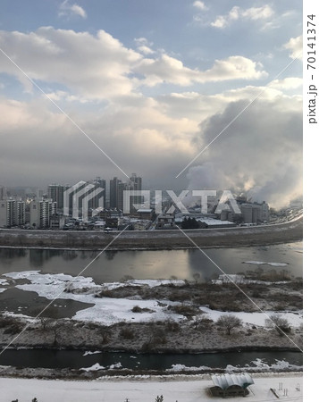 冬 風景 晋州市 70141374