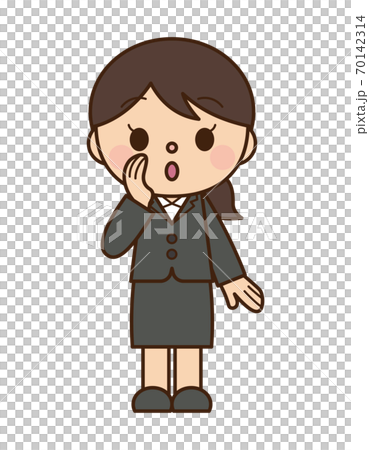 耳塞套裝女人 70142314