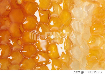 Texture of yellow honey Texture of yellow honey 70145307