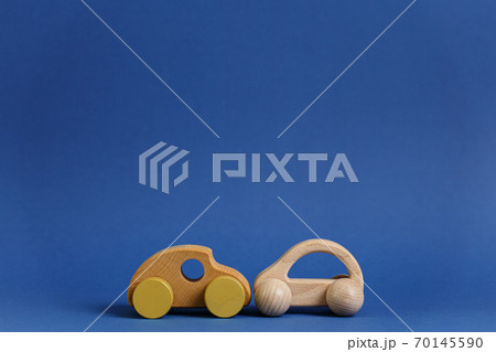 Two wooden toy cars. Two wooden toy cars. 70145590