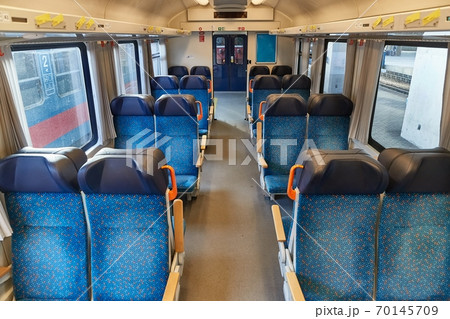 Passenger Train interior Passenger Train interior 70145709