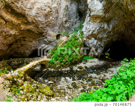 Small stone bridge in Rakov Skocjan 70146875
