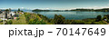 Cementery at Llanguihue lake and Osorno Volcano, Puerto Varas, Chile, South America. 70147649