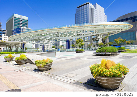 名古屋　栄　都市風景　OASIS21と愛知芸術文化センターとNHK名古屋放送局 70150025