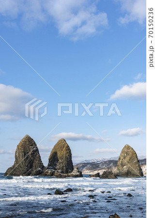 三本杉岩 せたな町 三本杉岩 せたな町 70150236