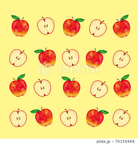 林檎の背景水彩風 70150468