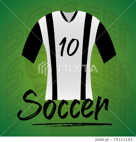 Soccer unifom illustration 70151283