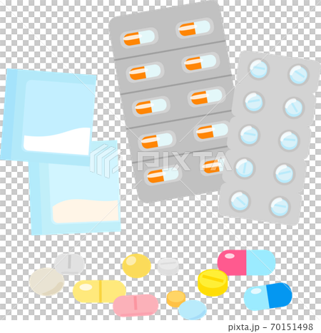 いろいろな種類の処方薬 いろいろな種類の処方薬 70151498