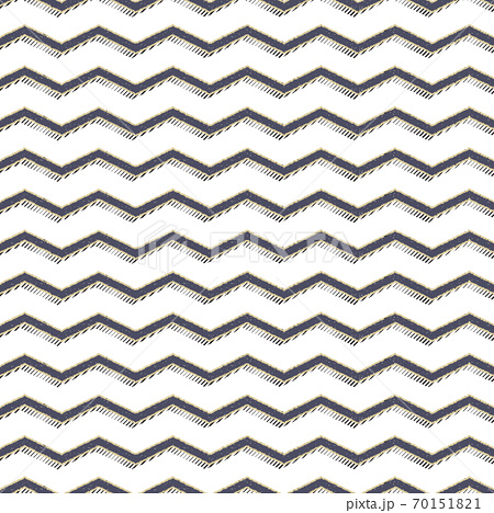 Retro Zigzag Pattern Abstract Geometric のイラスト素材