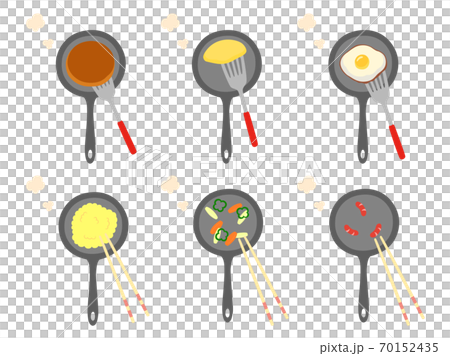 一套用於烹飪的煎鍋 70152435