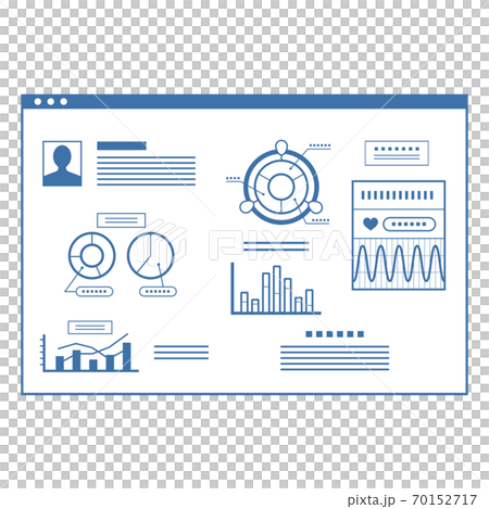 電子カルテのイメージイラスト 電子カルテのイメージイラスト 70152717